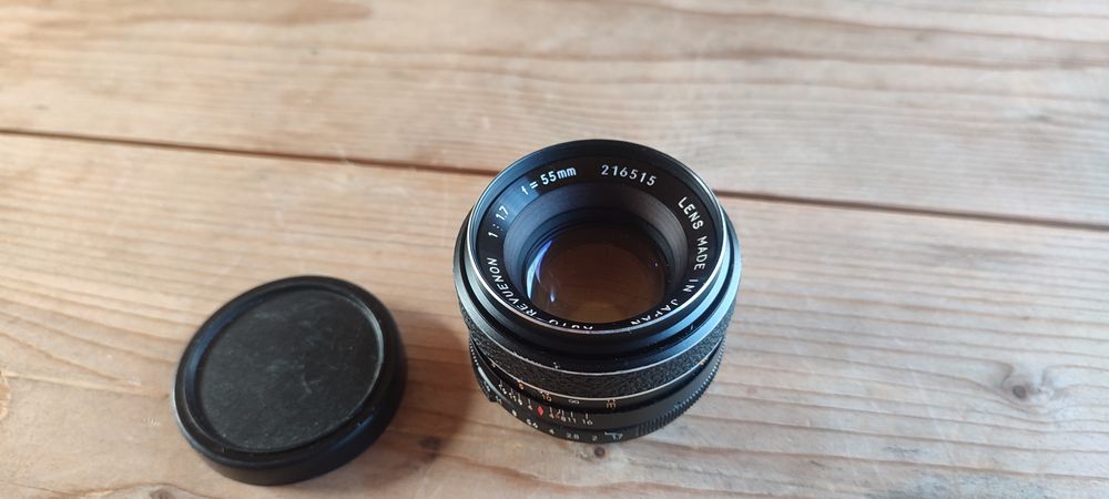 Pentru colecție obiectiv foto Revueflex 55 1.4