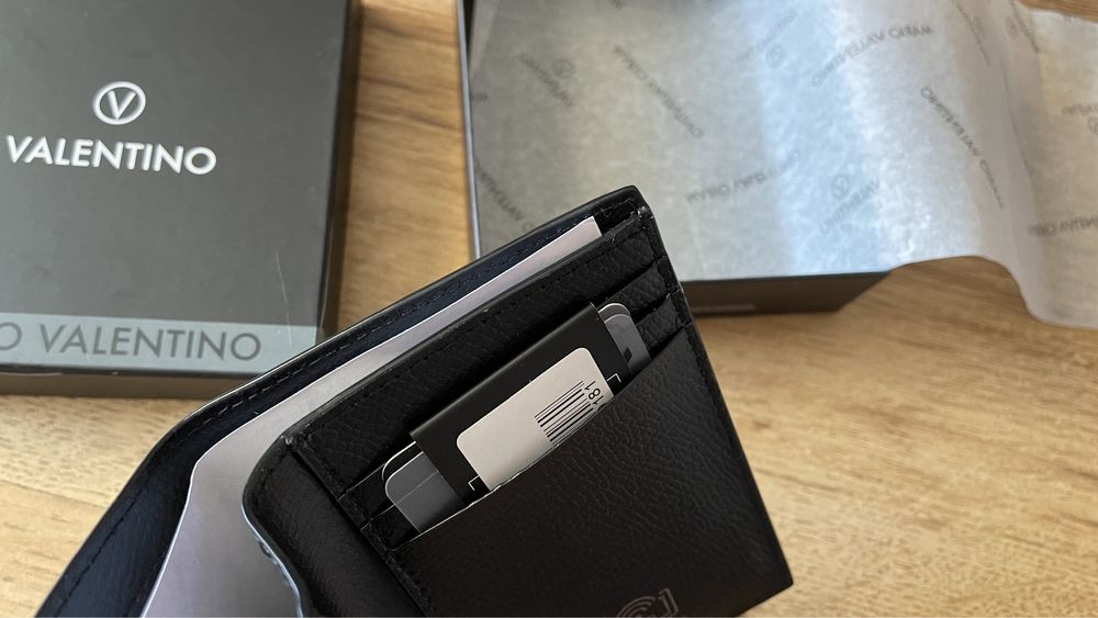 Portofel Piele Mario Valentino Original Compartiment Card