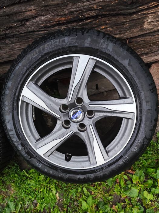Jante originale volvo R16, et50, 5x108+cauciucuri de iarna Vredestein