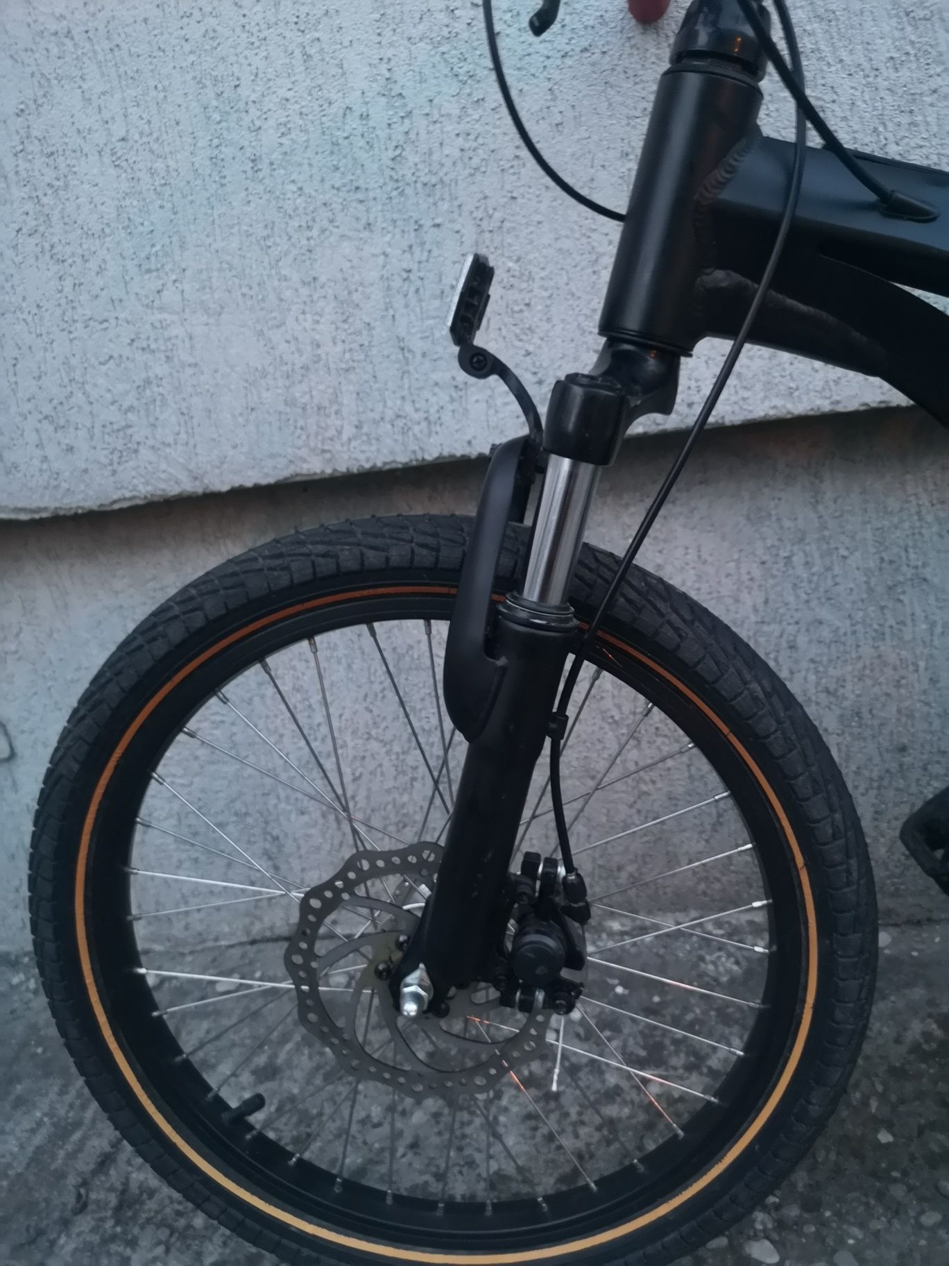 Bicicleta copii BMW Junior 20 zoll, frane disc, negru mat