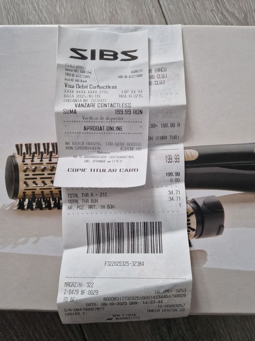 Perie Rotativă BaByliss AS962ROE (în garanție)