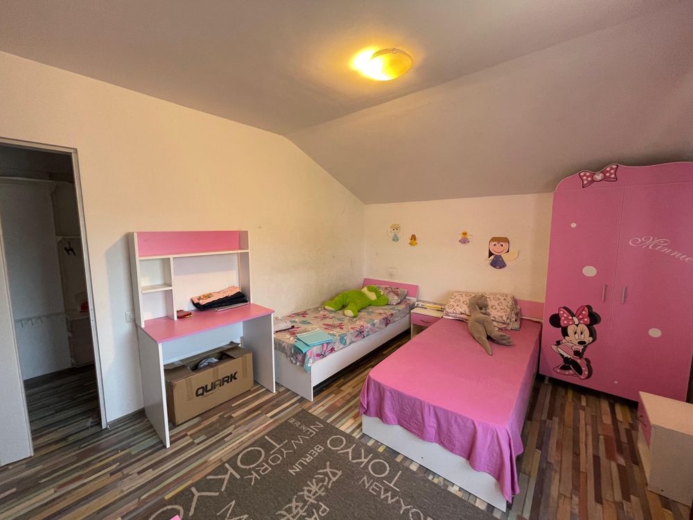 TOMESTI-Casa de Tip Duplex+ teren mobilata si utilata complet !