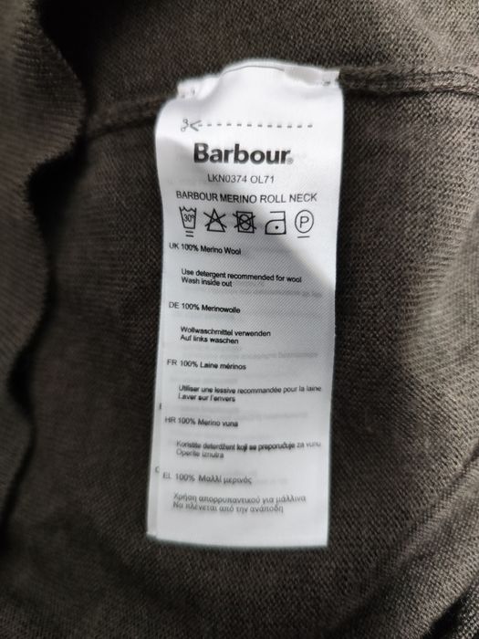 Pulover Barbour din lână merino mărimea M