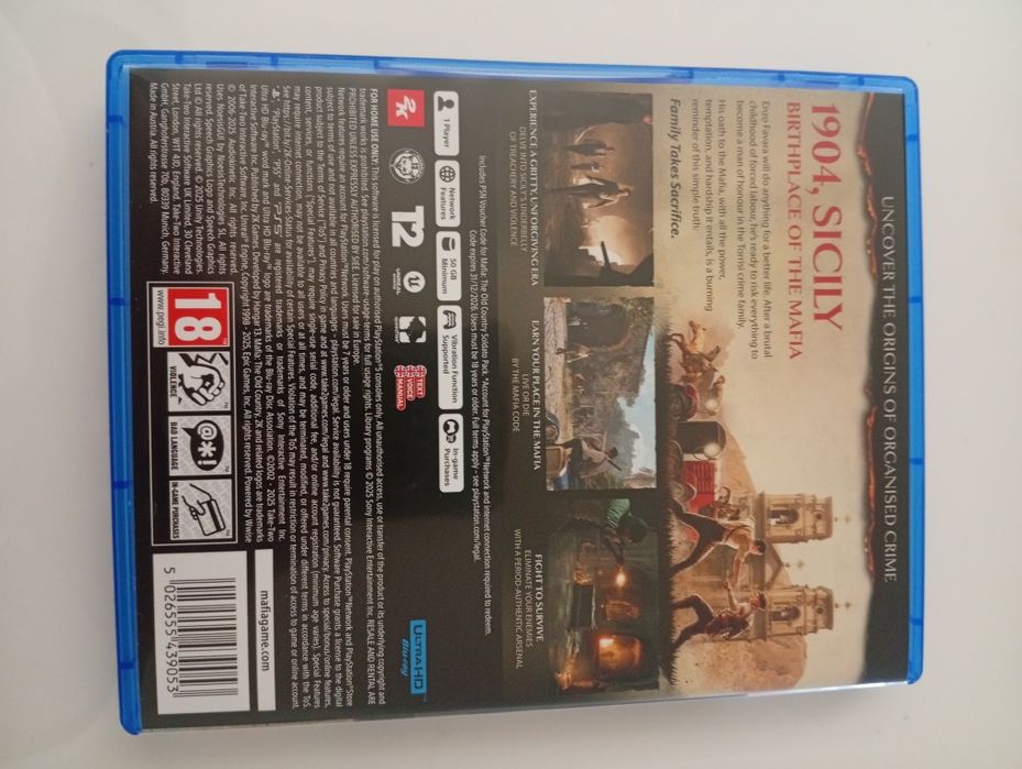 Mafia The Old Country PS5