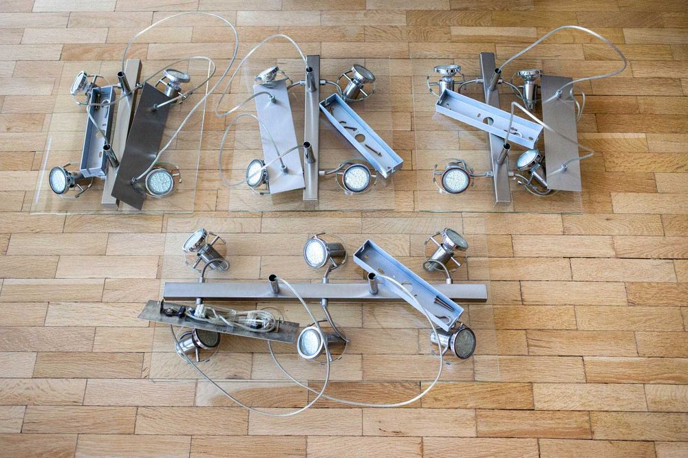 Пълен комплект от 13 лампи - висящи, настолни, за стена