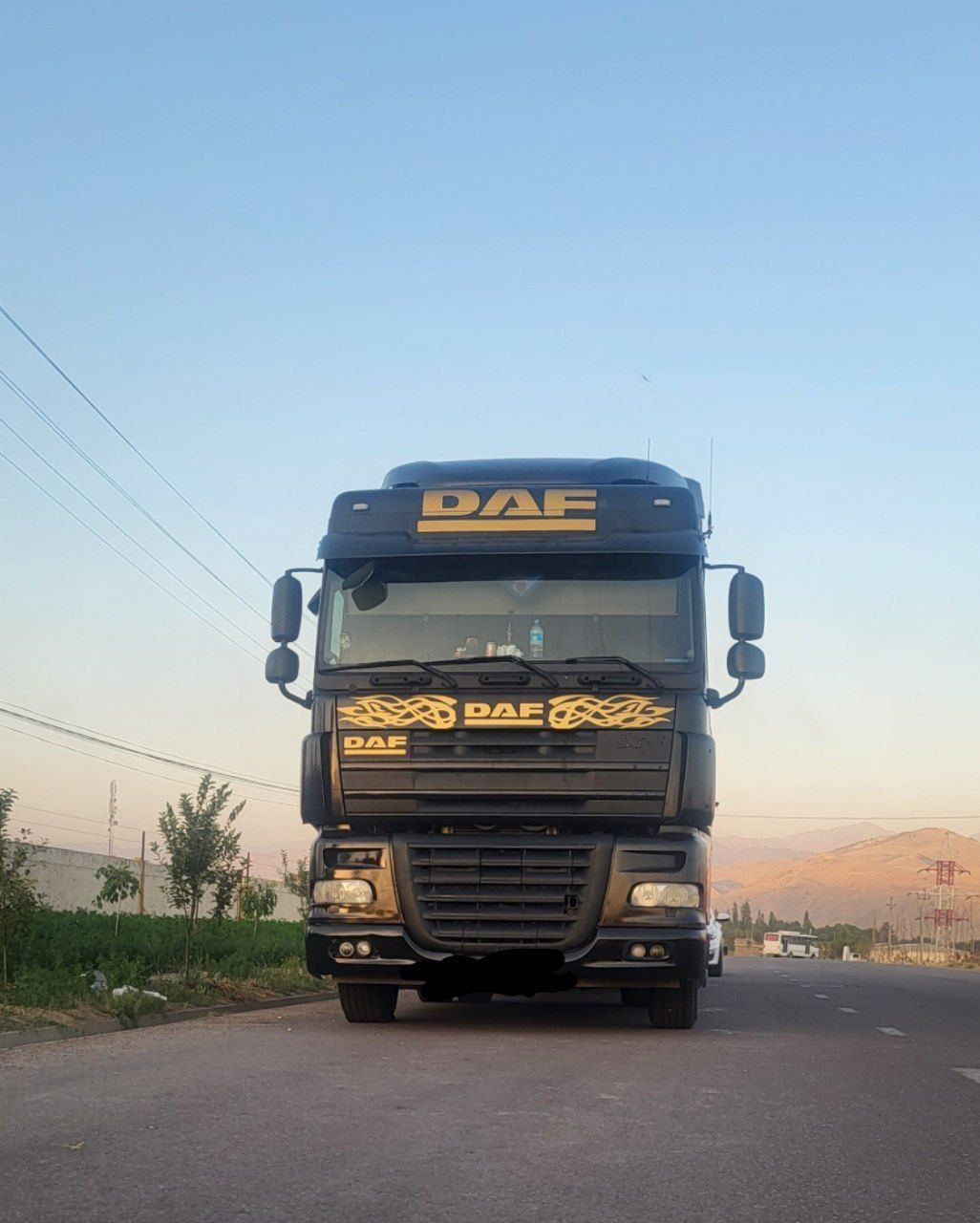 DAF XF 105.460 + KRONE прицеп cотилади
