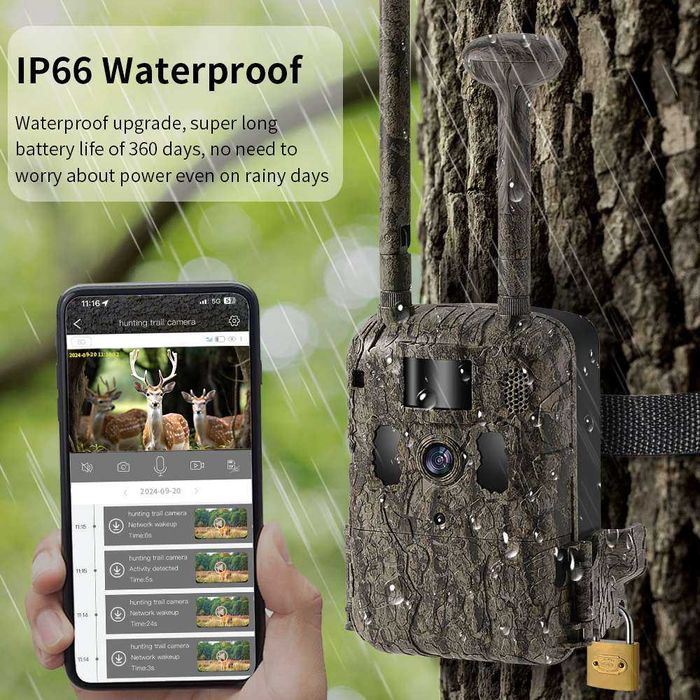 4G ловна камера T6-4G-LTE с GPS със сим карта и Livestream APP /LK075/