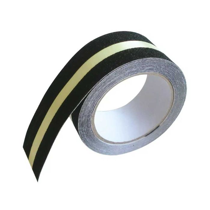 Banda adeziva antiderapare, din particule minerale, 5m