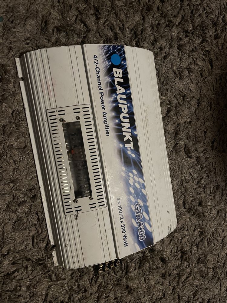 Subwoofer alpine si amplificator blaupunkt