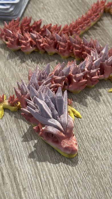 Dragon articulat flexibil multicolor