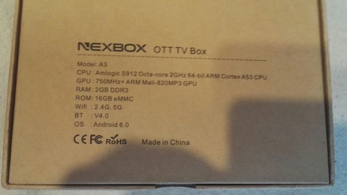 Tv box nexbox A3 full box cu minitastatura wireless nefolosit