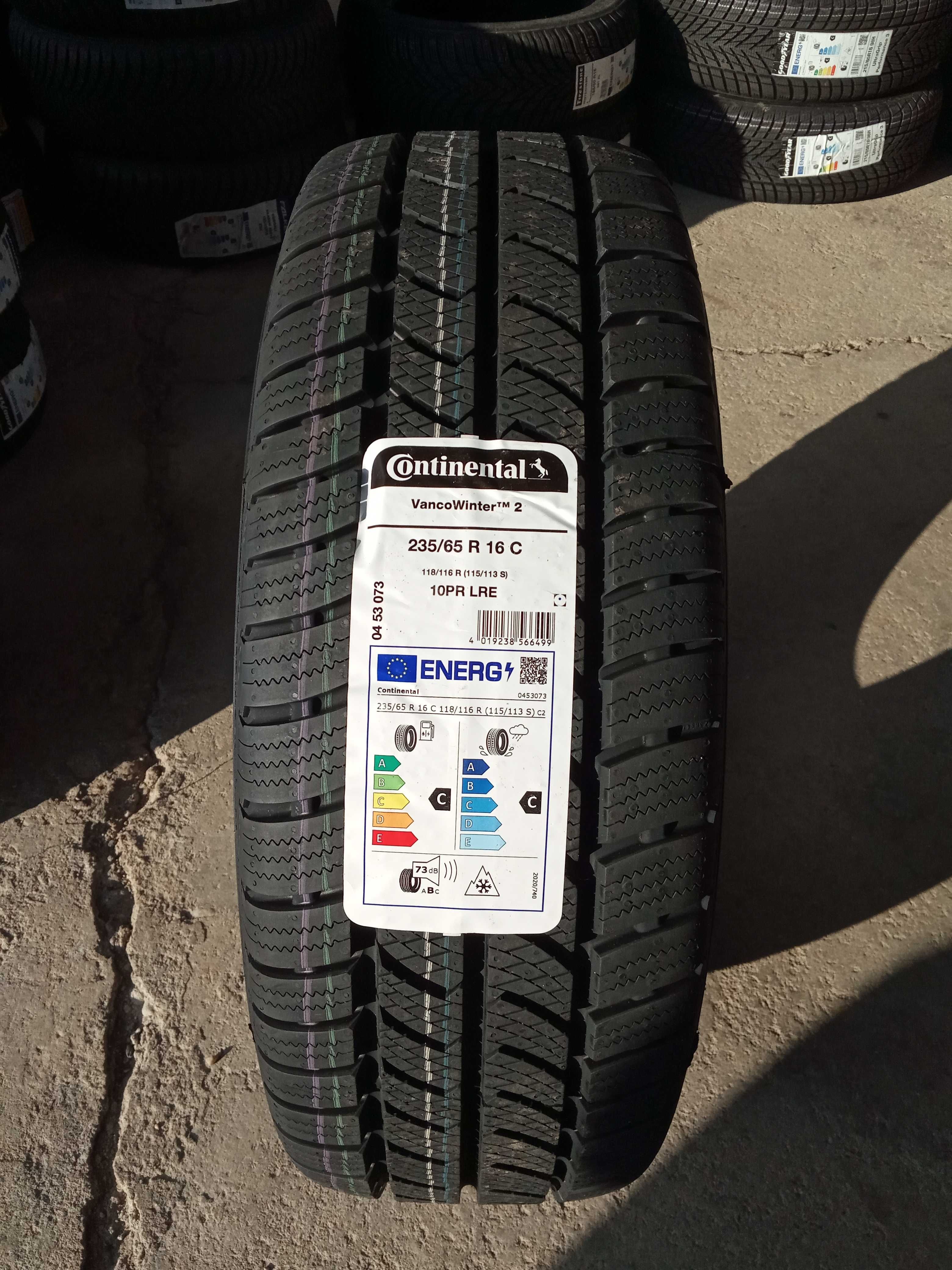 Нови 235/65R16C Continental VancoWinter2 118R 10PR DOT4524 330лв.С ДДС