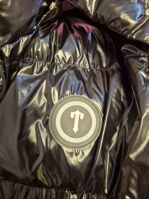 Geaca Trapstar negru licios Marime M