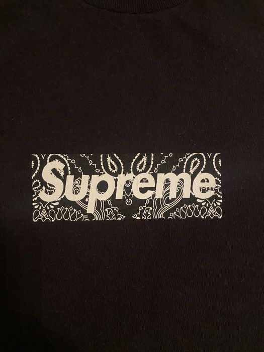 Tricou Supreme box logo bandana