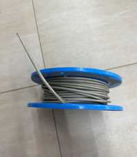 Rolă Cablu oțelit învelit cu plastic 4/5mm