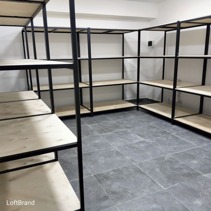 Изготовление стеллажей для склада. Лофт