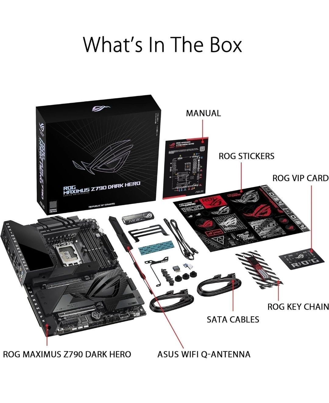 Rog Maximus Z790 Dark Hero материнские платы