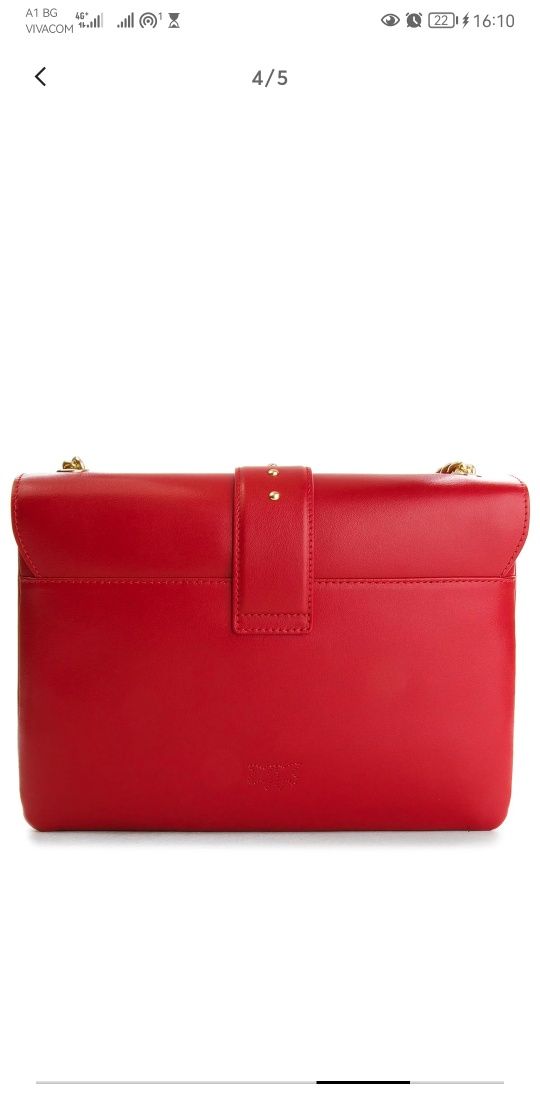 Чанта Pinko червена