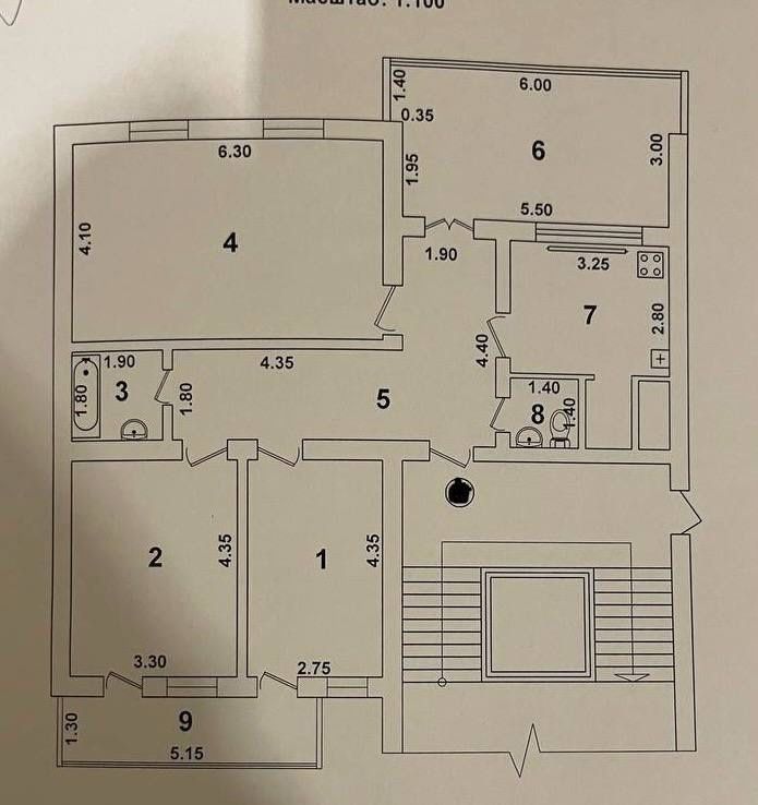 Продаётся 4х ком кв. На Лабзаке, 107м2. Шайхантахуский район.