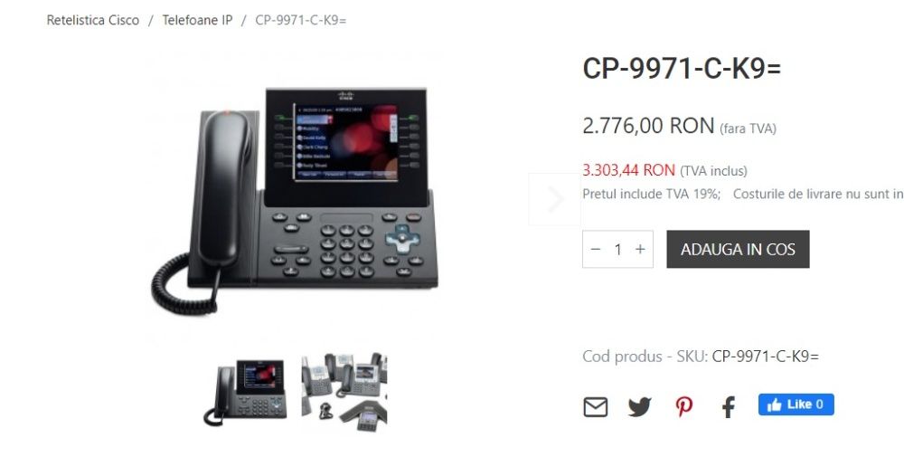 Cisco UC Phone 9971