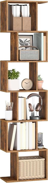 Bibliotecă cu 6 niveluri, 24 x 40 x 191cm