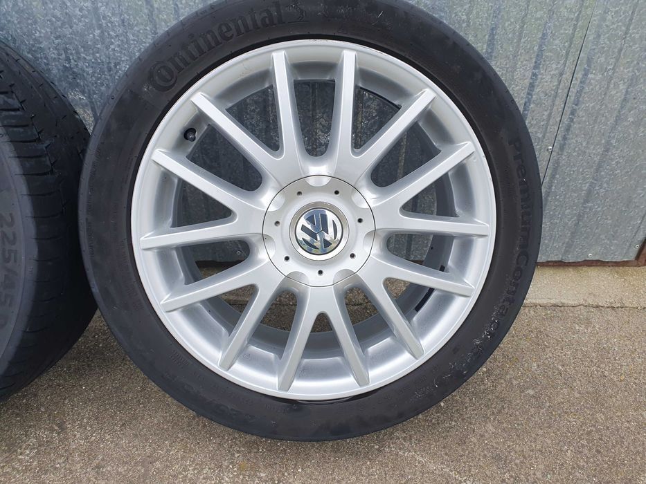 Jante BBS originale 5x112 r 17 cu anvelope noi 2024