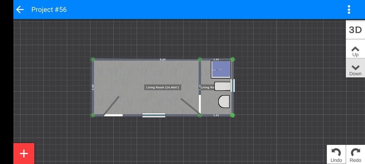 Vand container modular 2.4x6