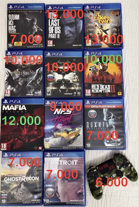 Игры на ПС 4 ps5