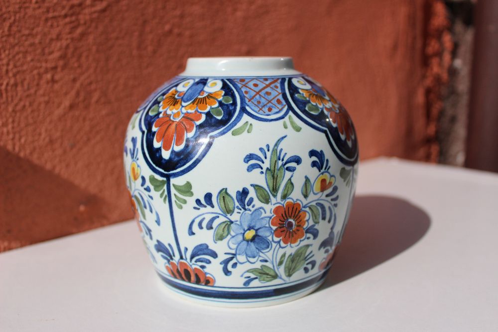 Bol portelan de colectie DELFT Ginger Jar, sf secol 19