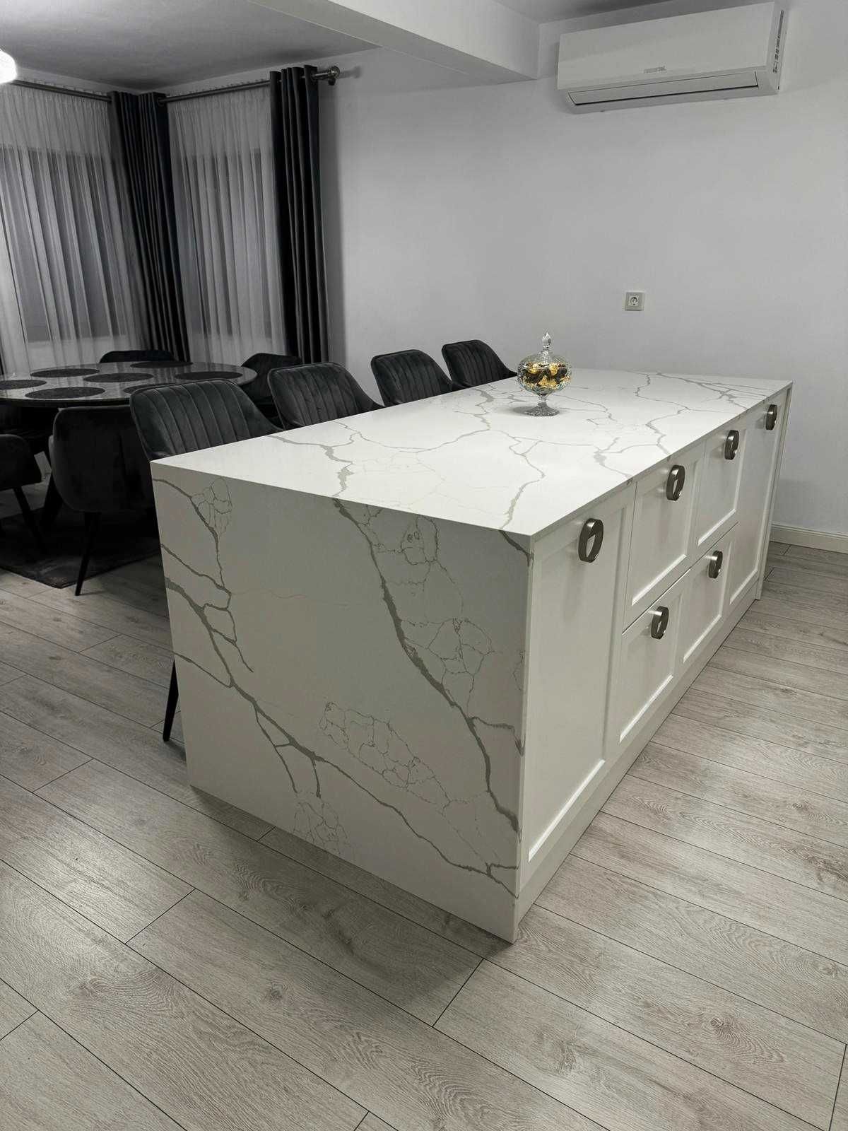 Granit si Marmura pentru decorarea insulei din bucatarie