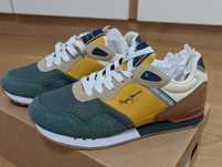 Încălțări noi Pepe Jeans London Urban B verde mărimea 35