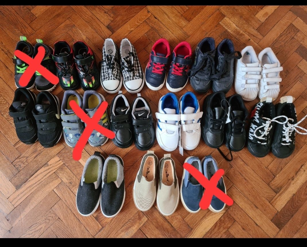 Детски маратонки обувки футбол adidas nike от 25 до 35 номер