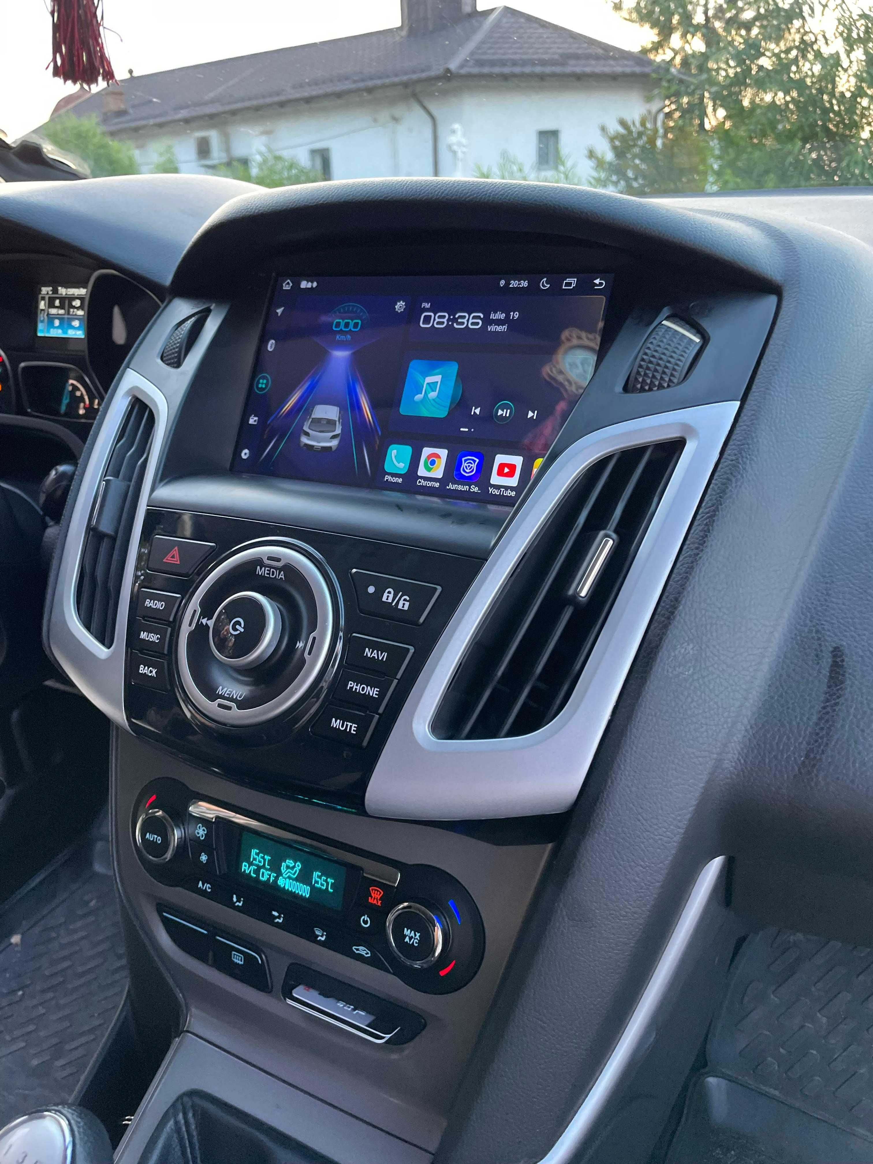 Navigatie Android Ford Focus 3 , Carplay Waze Youtube + Camera