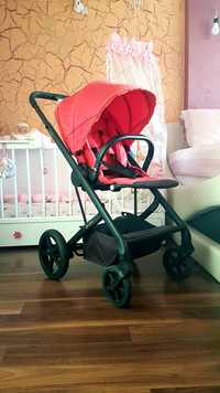 Детска количка Cybex Balios S 2 в 1 цвят червен + подаръци!