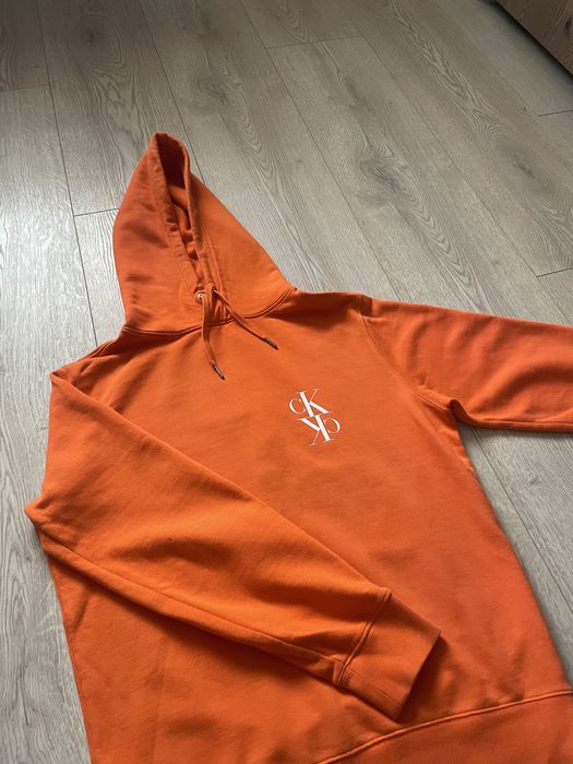 Оранжево Calvin Klein худи