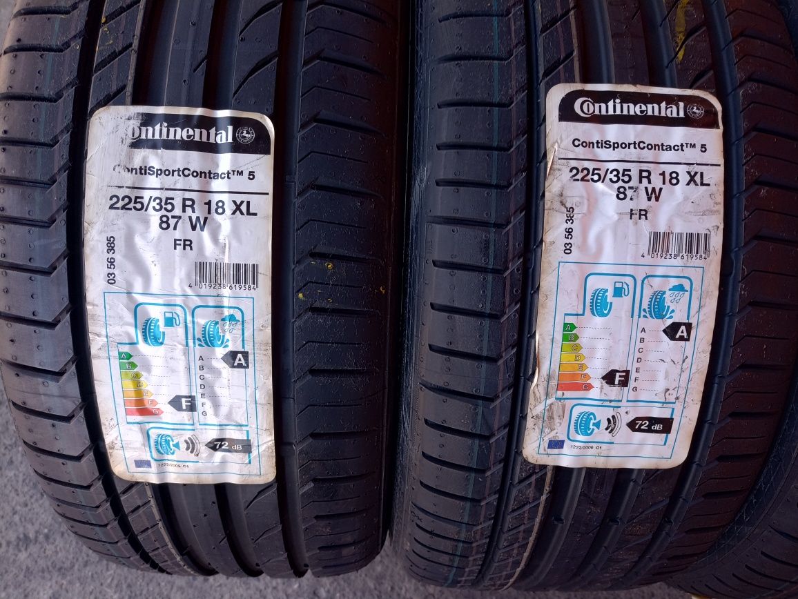 4 anvelope de vara NOI Continental 225/35 R18 dot 0319