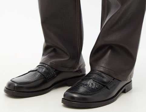 Pantofi loafer 45 de lux lucrati manual Donald J Pliner NOU piele nat