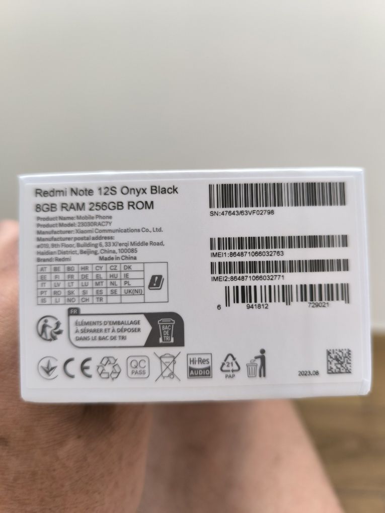 Xiaomi Redmi not 12s