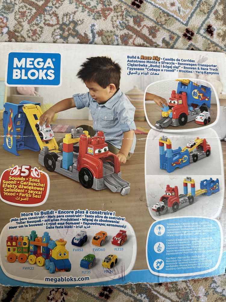 Mega bloks лего для малышей