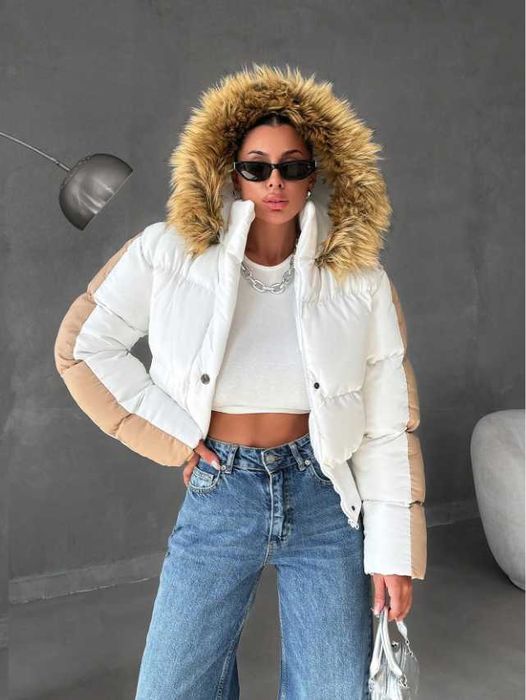 Geaca Dama Scurta Iarna WhiteFox Glam