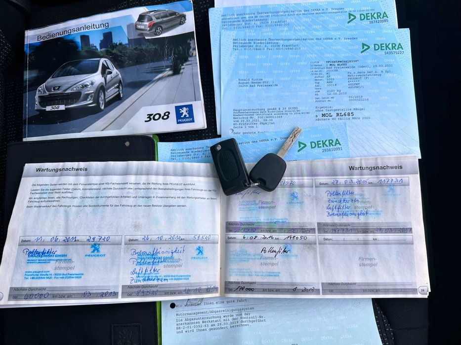 Peugeot 308 | 1.6 Benzina 120 CP | 2010 EURO 4 |RATE|Garanție |Livrare
