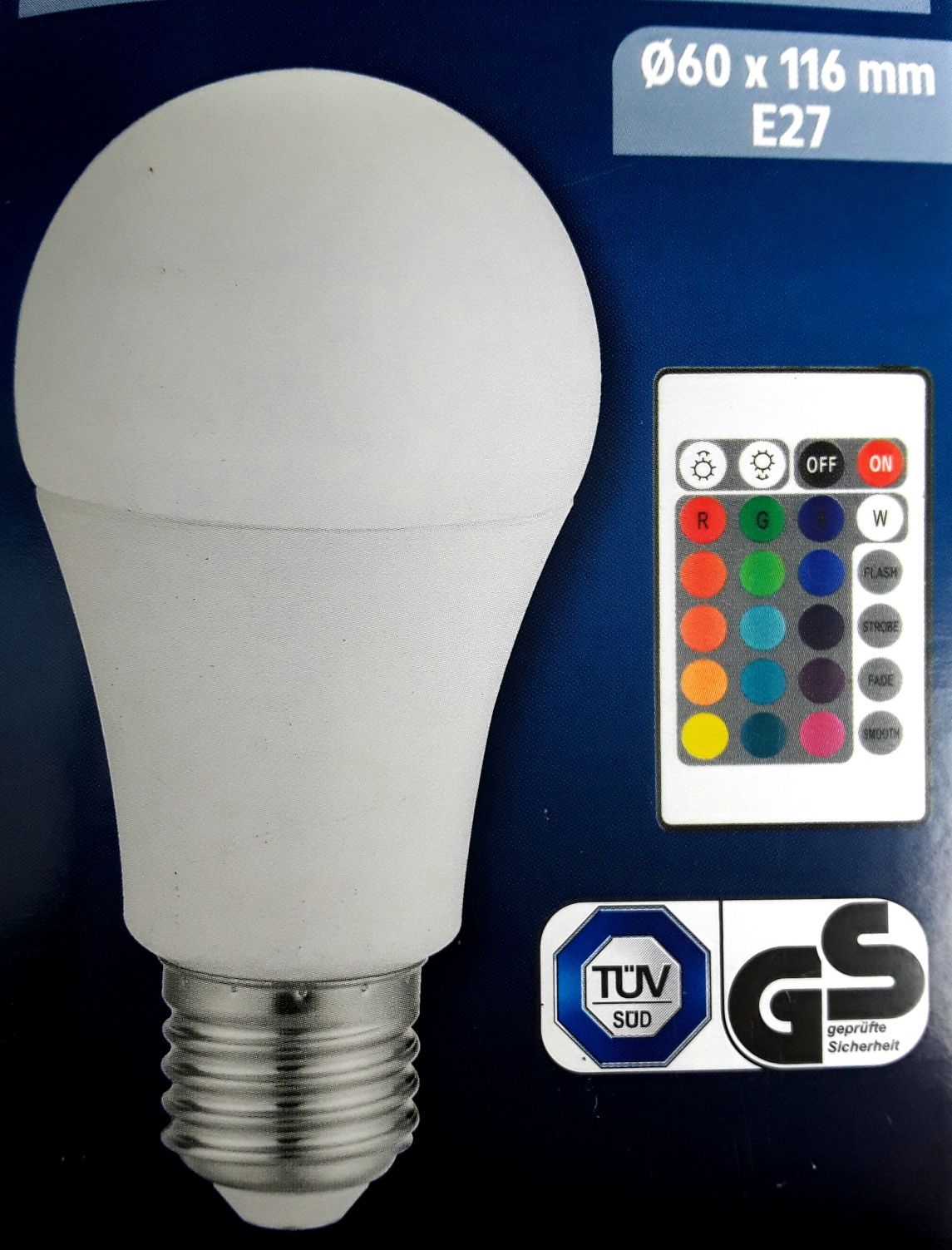 Becuri LED 16 Culori cu Telecomandă - NOU - 30 Lei