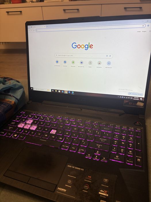 Vand laptop asus tuf gaming a15 rayzen 7 4000 series