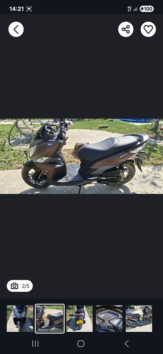 Vând scuter sym jet 14