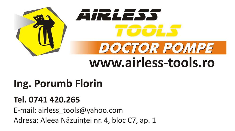 Reparatii pompe airless zugravit vopsit gletuit service