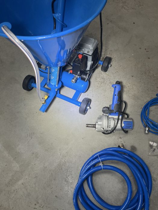 Pompa glet gleturi gletuit mecanizat 220v profesionala completa noua