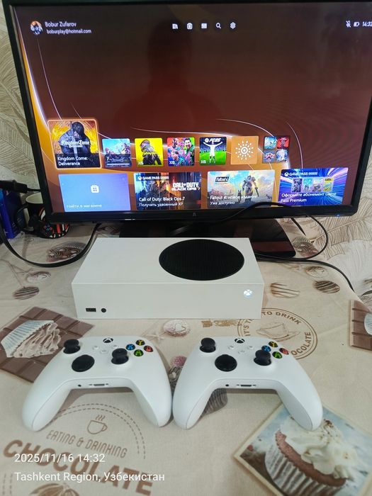 Xbox series S xolati va ishlashi zoʻr. Ofitsalniy oʻyinlari bor
