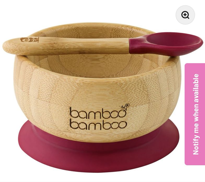 Бамбукова чинийка с купичка