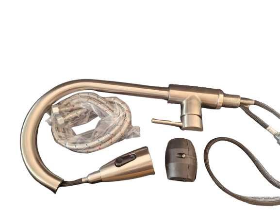 REDUCERE Baterie inox bucatarie cap flexibil auriu