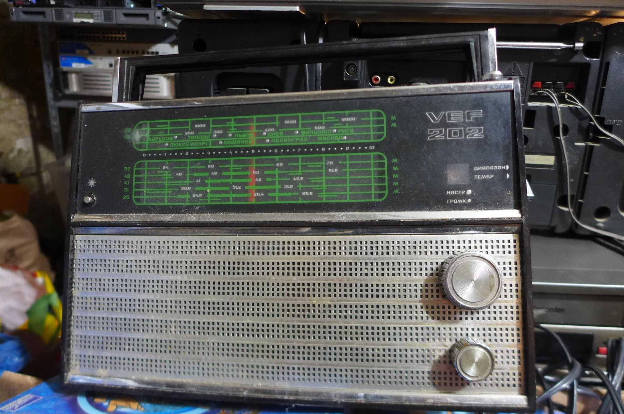 Radio URSS Vef 202 Vintage Retro Model Vechi